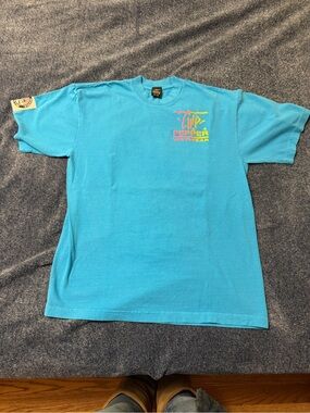 Chip & Pepper Highlighter Tshirt in neon blue